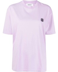 T-shirt à col rond violet clair Ambush