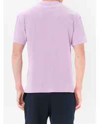 T-shirt à col rond violet clair JW Anderson