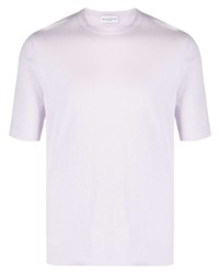T-shirt à col rond violet clair Ballantyne