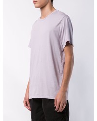 T-shirt à col rond violet clair SAVE KHAKI UNITED