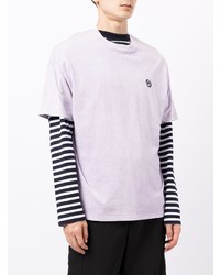 T-shirt à col rond violet clair FIVE CM