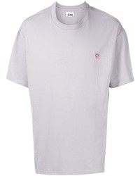 T-shirt à col rond violet clair Izzue