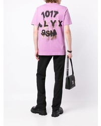 T-shirt à col rond violet clair 1017 Alyx 9Sm