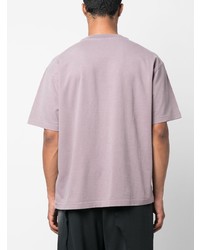 T-shirt à col rond violet clair Diesel