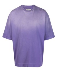 T-shirt à col rond violet clair Paura