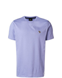 T-shirt à col rond violet clair Ps By Paul Smith