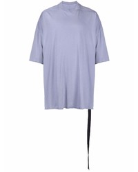 T-shirt à col rond violet clair Rick Owens DRKSHDW