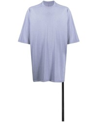 T-shirt à col rond violet clair Rick Owens