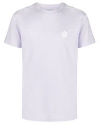 T-shirt à col rond violet clair Viktor & Rolf