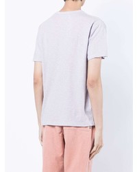 T-shirt à col rond violet clair YMC