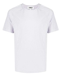 T-shirt à col rond violet clair YMC