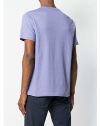 T-shirt à col rond violet clair Ps By Paul Smith