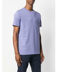 T-shirt à col rond violet clair Ps By Paul Smith