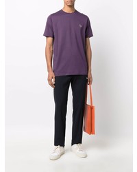 T-shirt à col rond violet PS Paul Smith