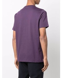 T-shirt à col rond violet PS Paul Smith