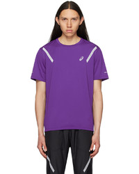 T-shirt à col rond violet Asics