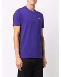 T-shirt à col rond violet Marni