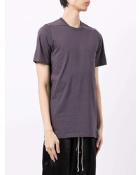 T-shirt à col rond violet Rick Owens