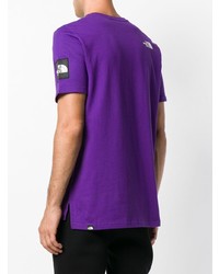 T-shirt à col rond violet The North Face