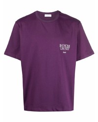 T-shirt à col rond violet Ih Nom Uh Nit