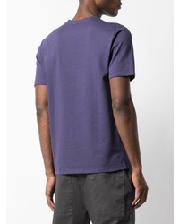 T-shirt à col rond violet A.P.C.