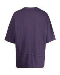 T-shirt à col rond violet Undercoverism