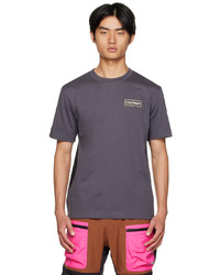 T-shirt à col rond violet Li-Ning