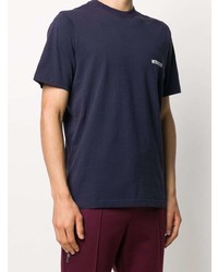 T-shirt à col rond violet Vetements