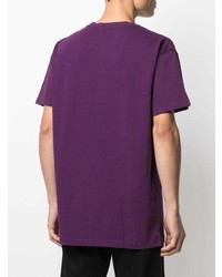 T-shirt à col rond violet A-Cold-Wall*