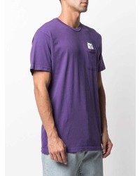 T-shirt à col rond violet RIPNDIP