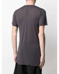 T-shirt à col rond violet Rick Owens