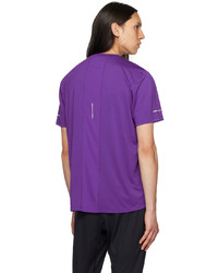 T-shirt à col rond violet Asics