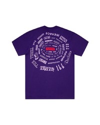 T-shirt à col rond violet Supreme