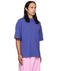 T-shirt à col rond violet Acne Studios