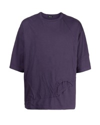 T-shirt à col rond violet Undercoverism