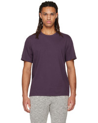 T-shirt à col rond violet Vince