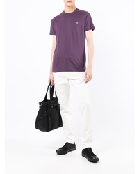 T-shirt à col rond violet PS Paul Smith