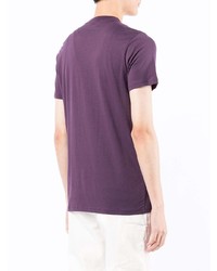 T-shirt à col rond violet PS Paul Smith