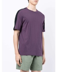 T-shirt à col rond violet PS Paul Smith