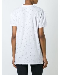 T-shirt à étoiles blanc