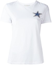 T-shirt à étoiles blanc Amen