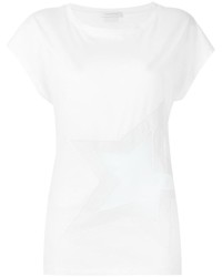T-shirt à étoiles blanc PIERRE BALMAIN