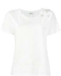 T-shirt à étoiles blanc Saint Laurent