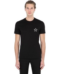 T-shirt à étoiles noir