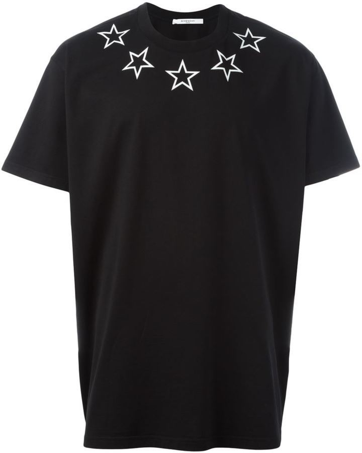givenchy black star shirt