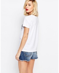T-shirt à fleurs blanc Vivienne Westwood