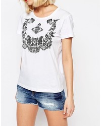 T-shirt à fleurs blanc Vivienne Westwood