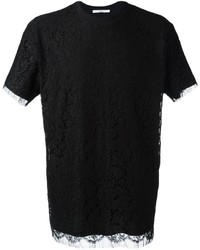 T-shirt à fleurs noir Givenchy
