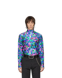 T-shirt à manche longue à fleurs multicolore Dries Van Noten