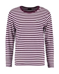 T-shirt à manche longue à rayures horizontales multicolore Obey Clothing